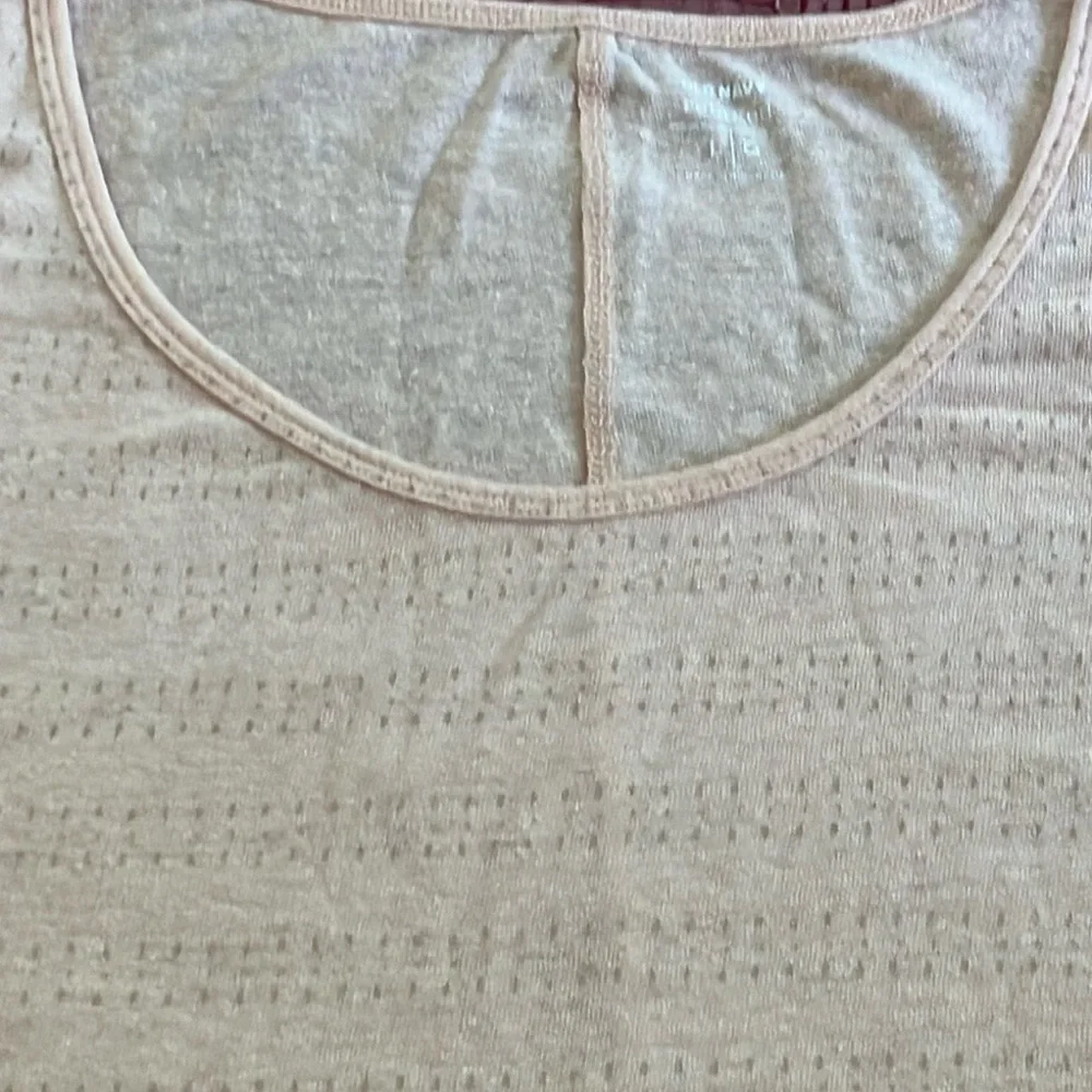 Linen blend light peach tank top by Old Navy Top Sleeveless Style - Picture 5 of 16
